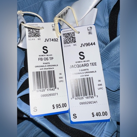 NWT adidas Originals Women’s Small Firebird Oversized Track Pants & Jersey Top S - Picture 8 of 16